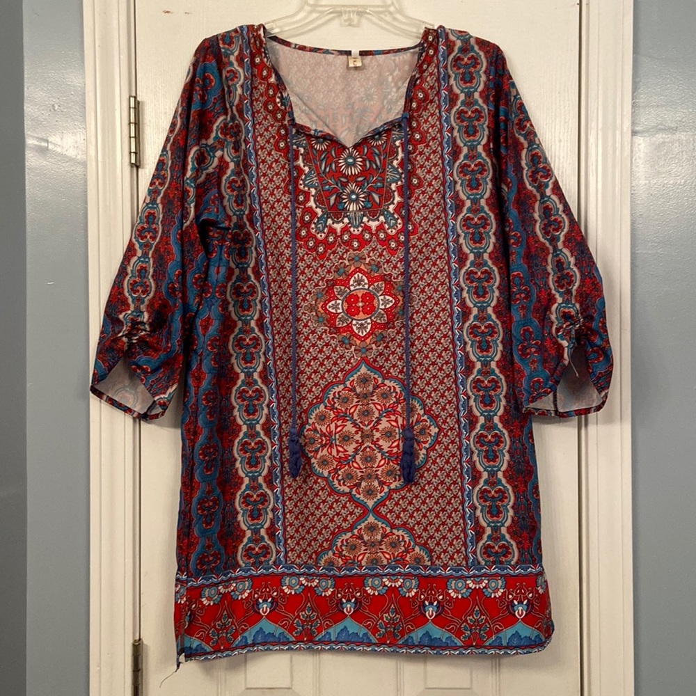 ❤️ 5/$25 - XJF•MC Tunic top - Sz M - Picture 1 of 4